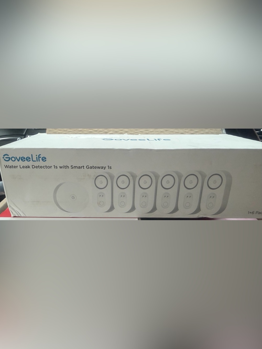 GoveeLife Smart Water Leak Detector 6 Pack WiFi 1804ft Range IP67